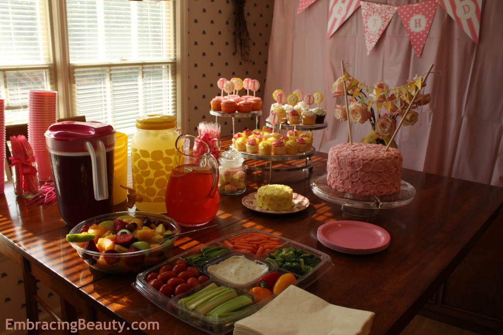 Pink Lemonade Party Food