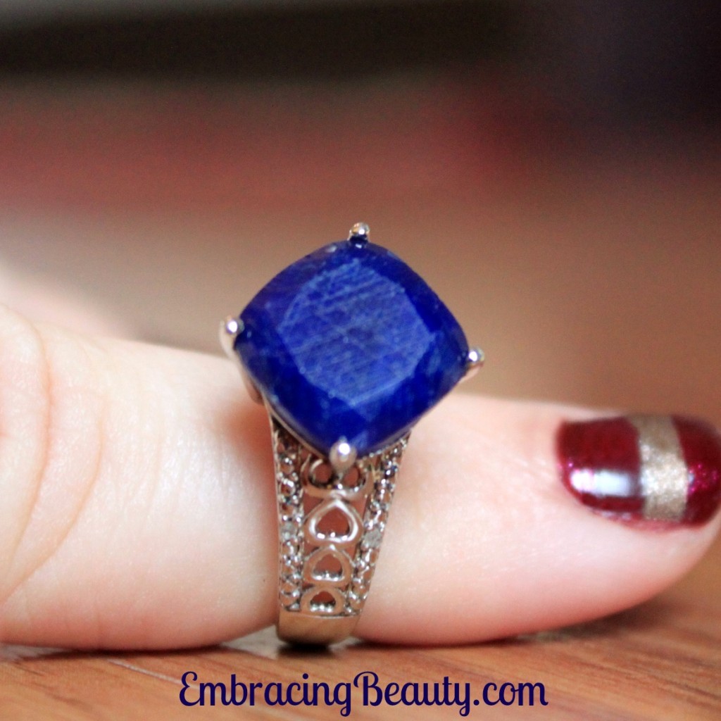 Sapphire Ring Up Close