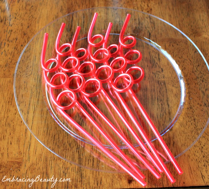 Minnie Mouse Party Straws
