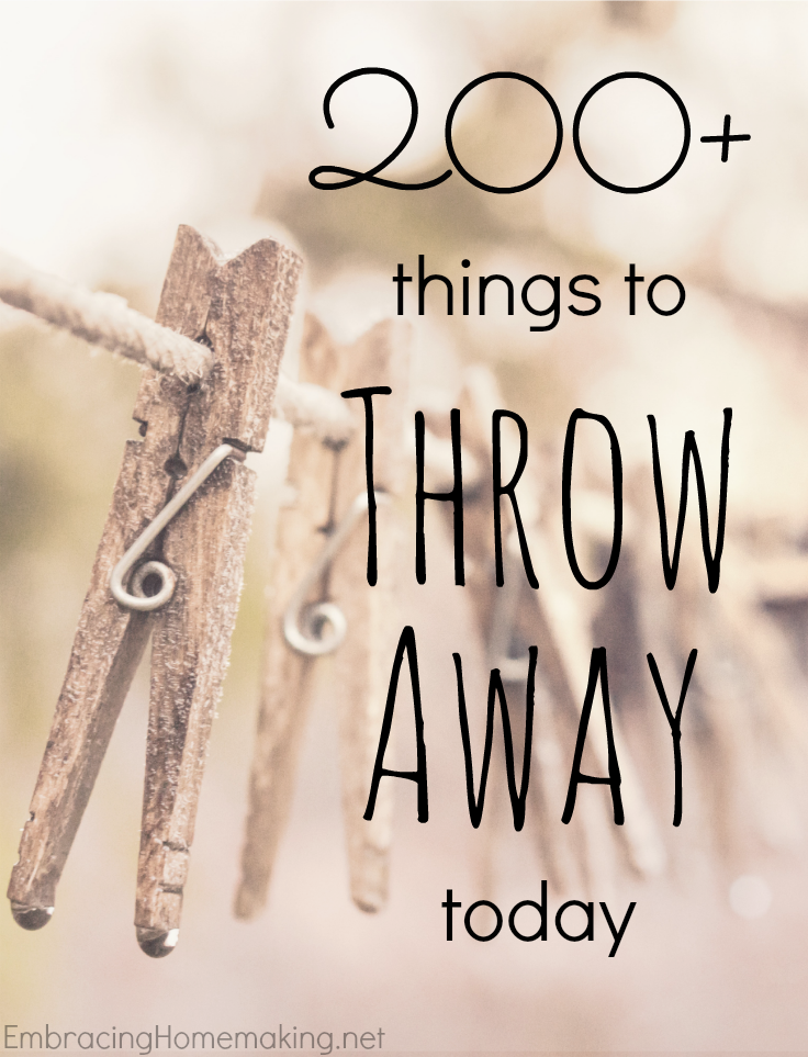 Things Throw Away