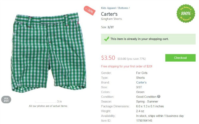 Carter's Shorts