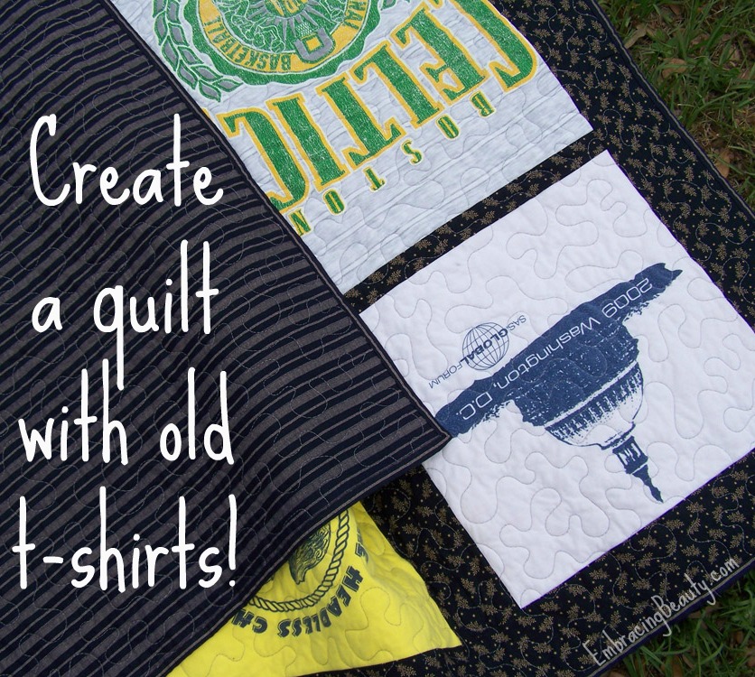 Old t-shirt quilt