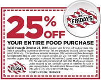 TGI Fridays Coupon