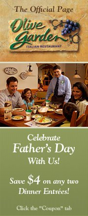 Olive Garden Father's Day
