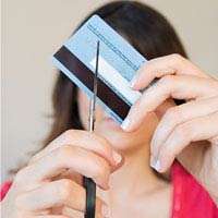 Cutting Credit Card