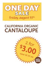 Organic Canteloupe