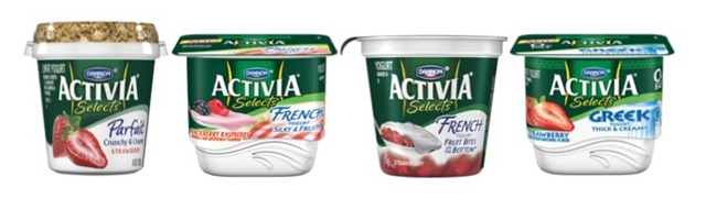 Activia Selects Yogurt