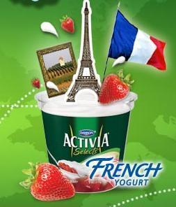 Activia Selects French Yogurt