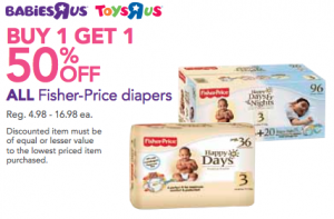Babies-R-Us Fisher Price Diapers