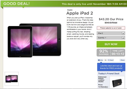 iPad2 NoMoreRack
