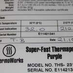 Thermapen Calibration