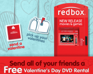Redbox Free Rental Valentine