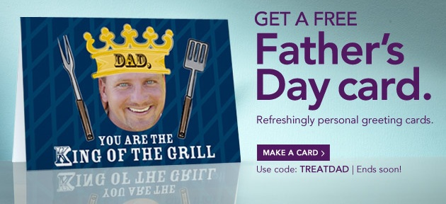 Treat Free Father's Day Card