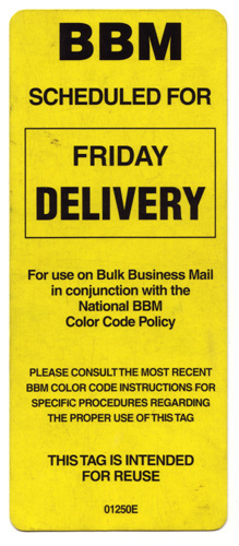 Bulk Business Mail Tag