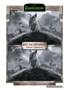 FRANKENWEENIE - Spot The Difference