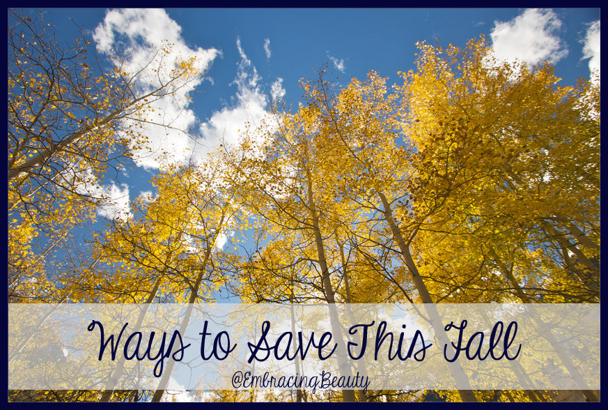 Ways to Save This Fall