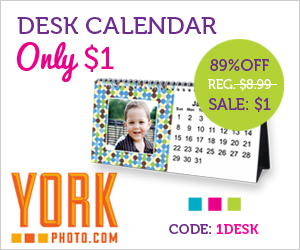 York Desk Calendar