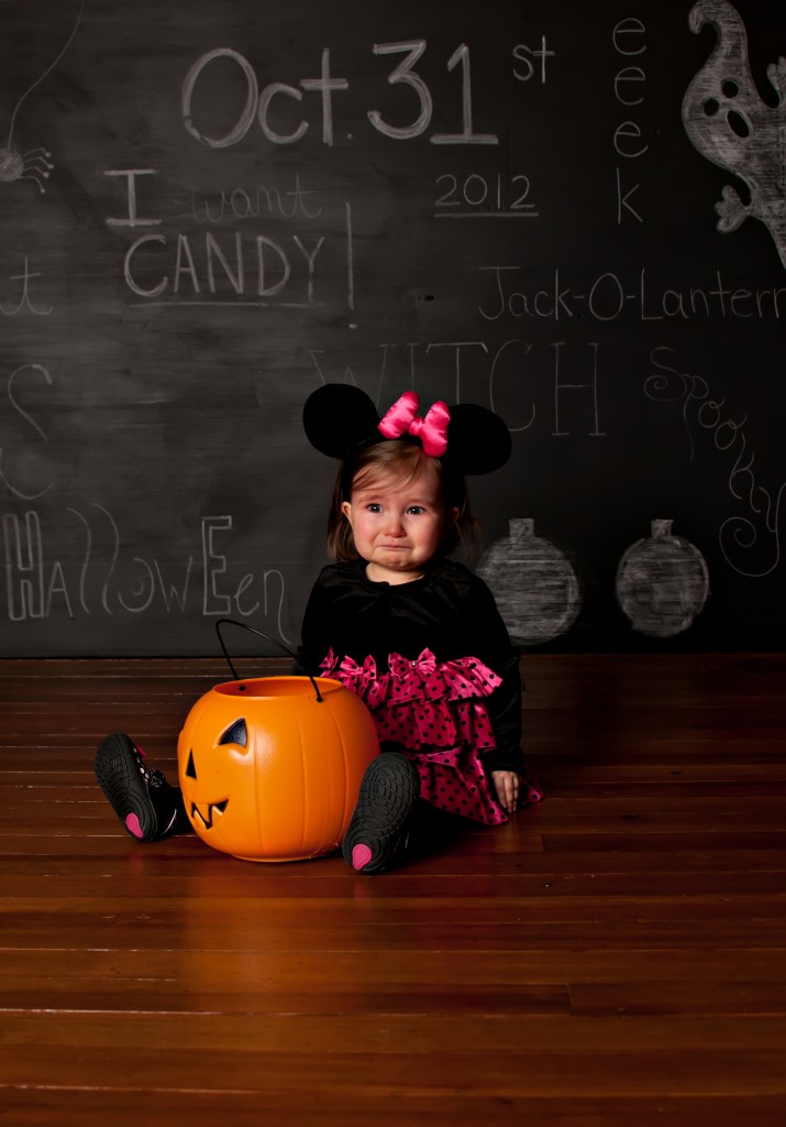 Pouting Halloween Baby