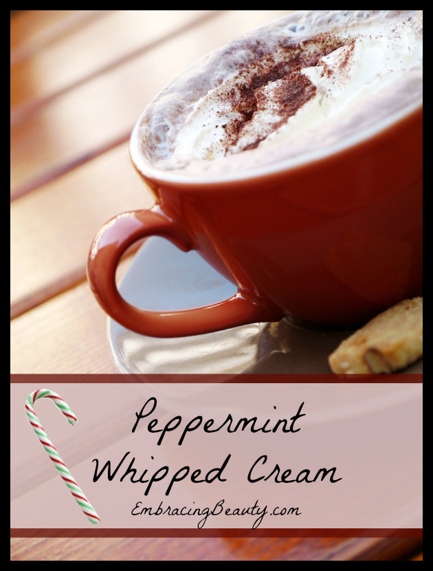 Peppermint Whipped Cream Recipe