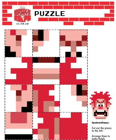 Wreck it Ralph Puzzle