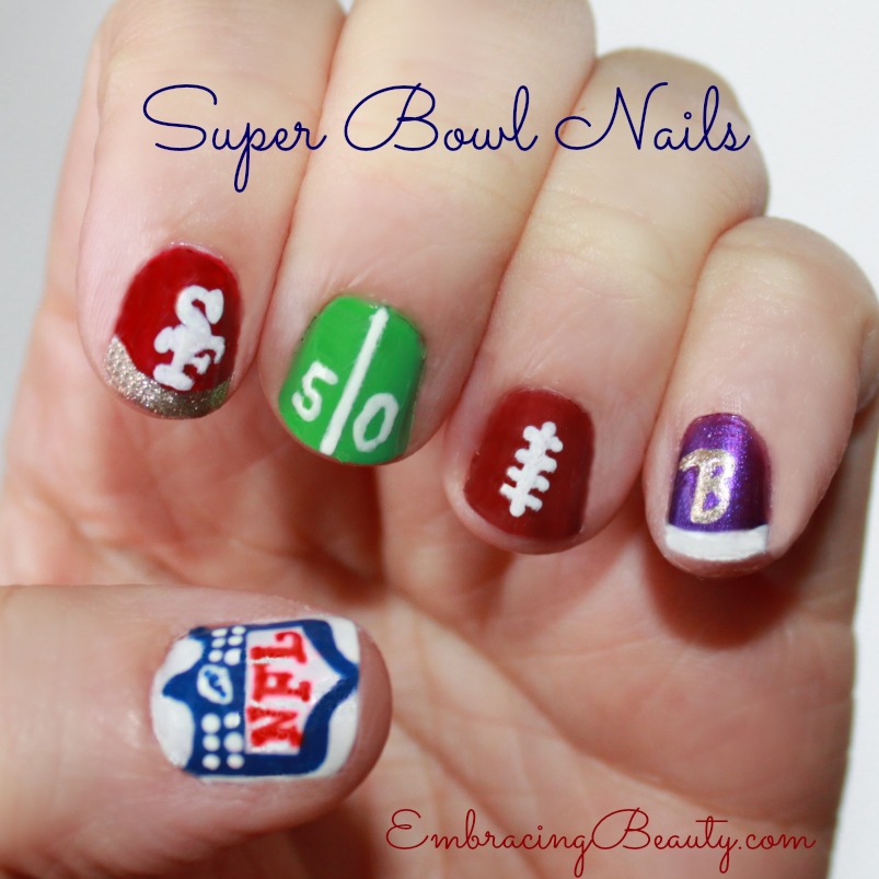 Super Bowl Nails