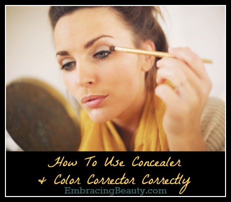 How to Use Concealer & Color Corrector Correctly