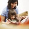 Mother and Daughter Reading