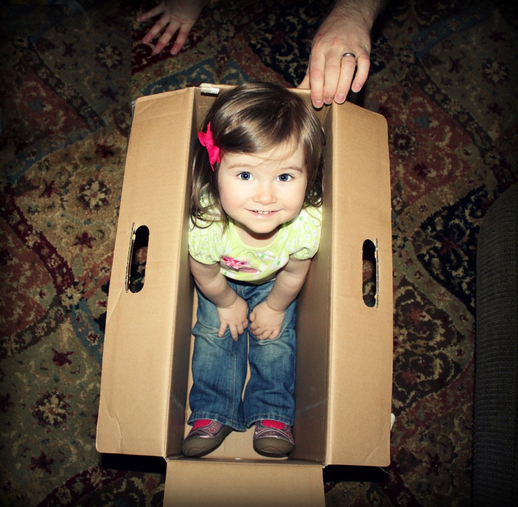 Baby Girl in a Box