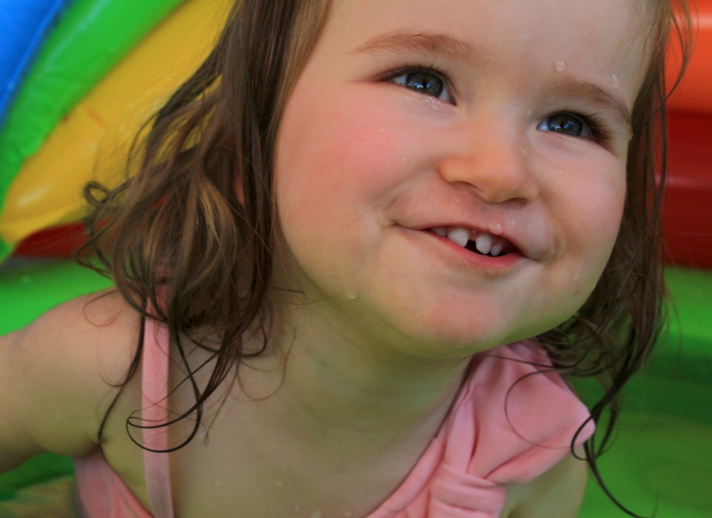 Cutie Pie in the Pool