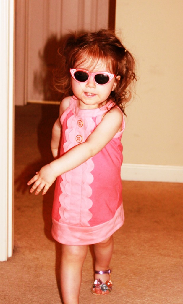 Baby with sunglasses