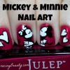 Mickey and Minnie Nail Art