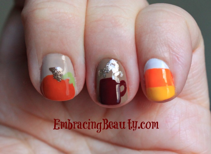 8. "Fall Floral Nail Art" - wide 5