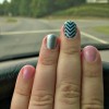 Chevron Nails