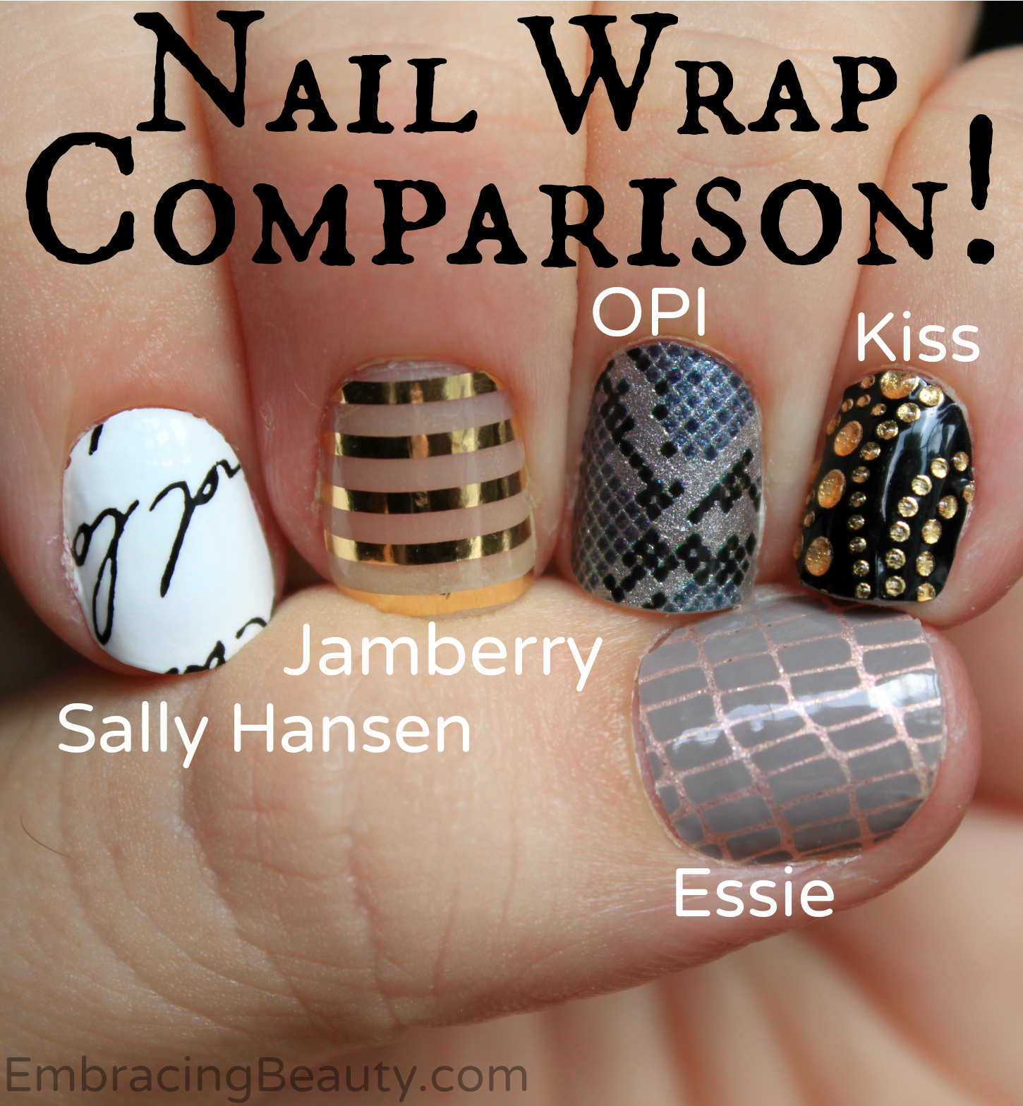Nail Wrap Comparison
