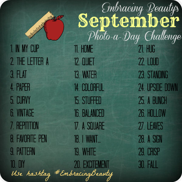 September Photo-a-day Challenge