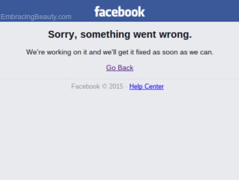 Facebook Down